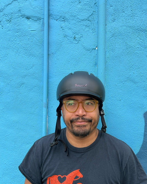 Thousand Black Bike Helmet, Size M or 57-59cm