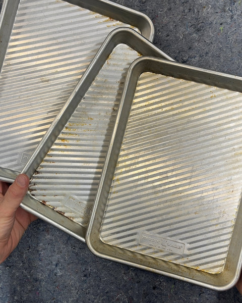 3 Nordic Ware Aluminum Baking Sheets, 9x12"