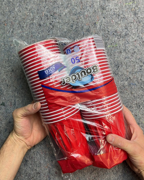 Boulder 50 Count Red Plastic Cups
