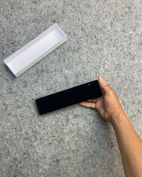 Black Velvet Jewelry Box