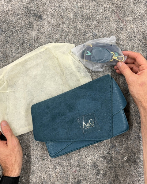 Brand New A&G Teal Crossbody Bag