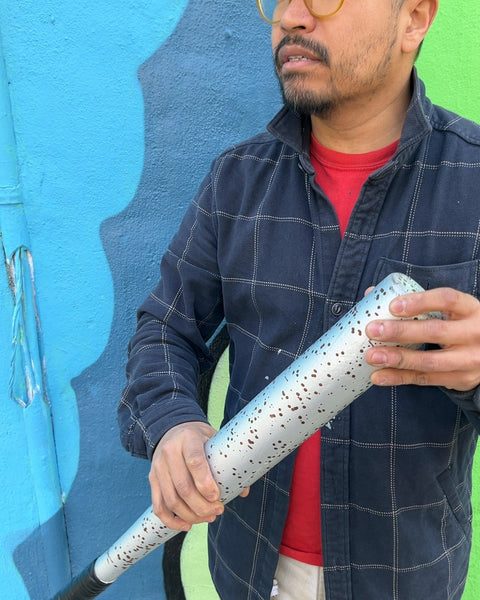 Silver Foam Baseball Bat
