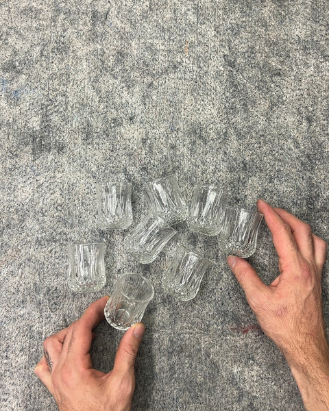 Set of Eight Precious Shot Glasses