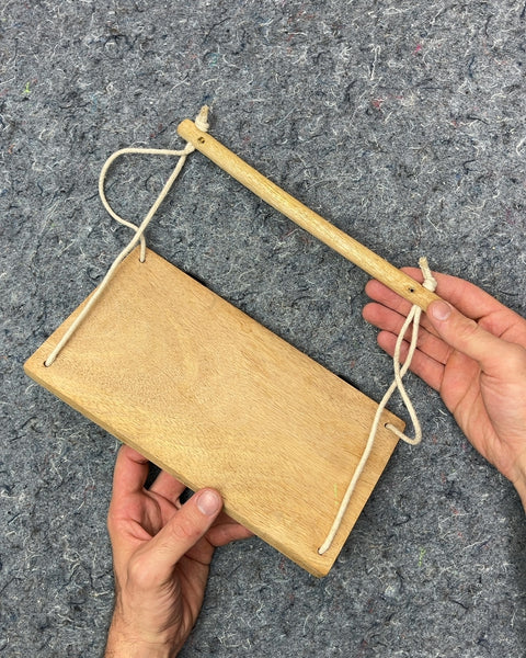 Urban Outfitters Asher Rope Hanging Wall Shelf