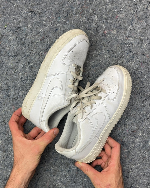 Nike Air Force 1 Low White Sneakers, Size US 6.5Y or EU 39