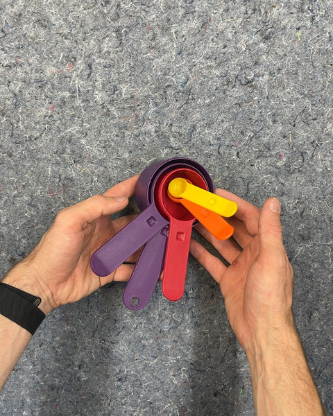 Colorful Nesting Measuring Cups and Spoons Set