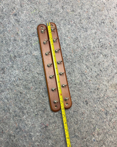 Wooden Key Holders with Metal Hooks