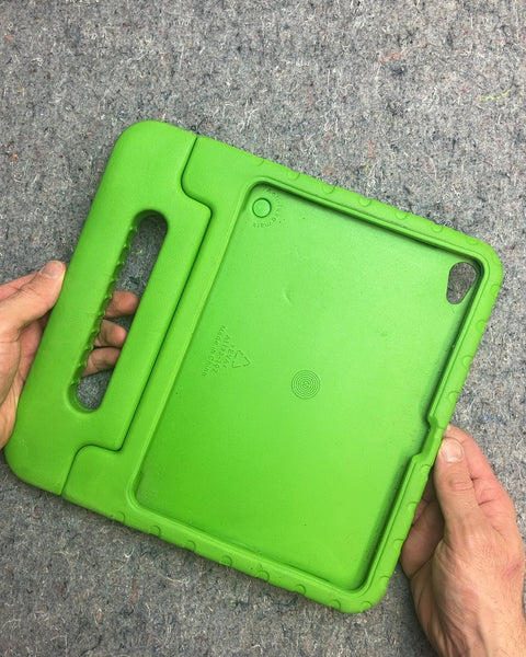 Green Kids Tablet Case with Handle, 12"