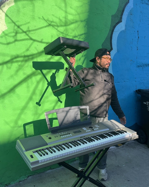 Yamaha YPG-235 Keyboard With Stand & Bench