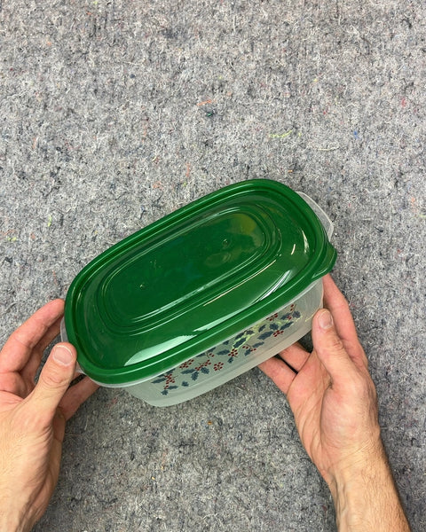 Christmas Themed Plastic Food Storage Container