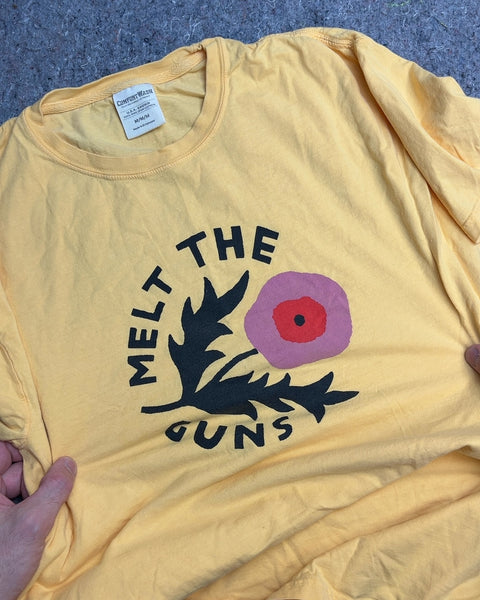 ComfortWash Melt The Guns Graphic T-Shirt, Size M