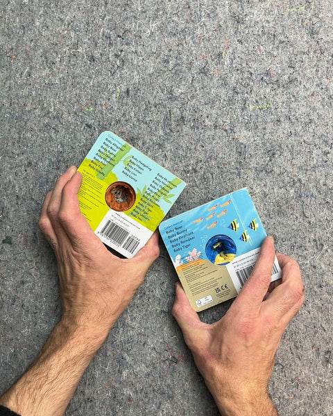 Baby Red Panda Finger Puppet Book and Baby Fish Finger Puppet Book
