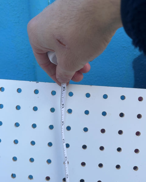 White Pegboard, 13x16"