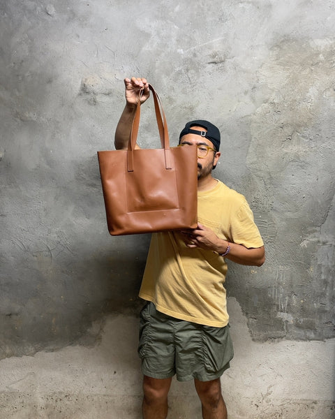 Everlane Brown Leather Tote Bag