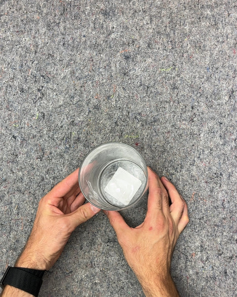 Shorter Clear Glass Vase, H6"
