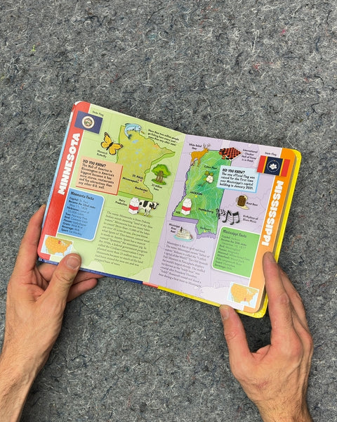 America's 50 States Kids Book