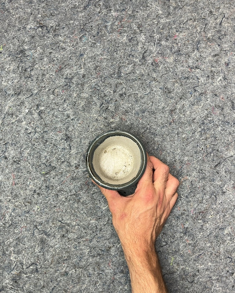 Handmade Ceramic Bowl with Blue Spots