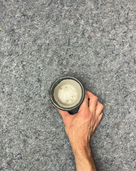 Handmade Ceramic Bowl with Blue Spots