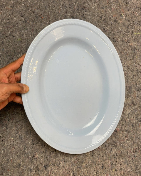 Homer Laughlin Oval Serving Platter, 14"