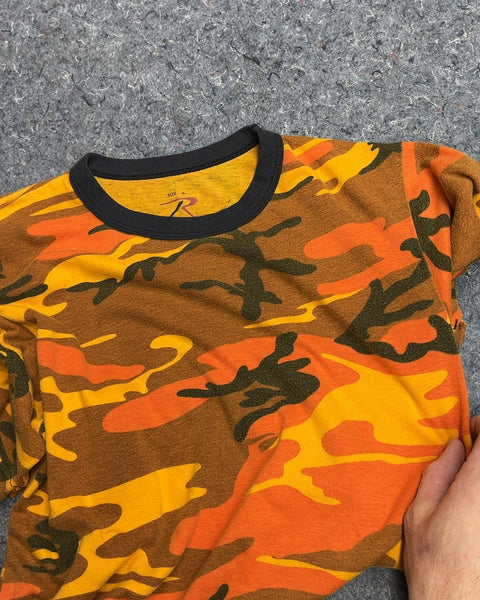 Rothco Orange Camouflage T-Shirt, Size S