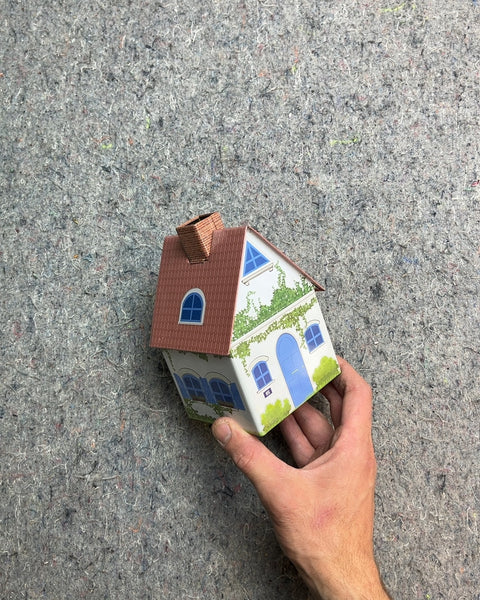 House Shaped Tin Box