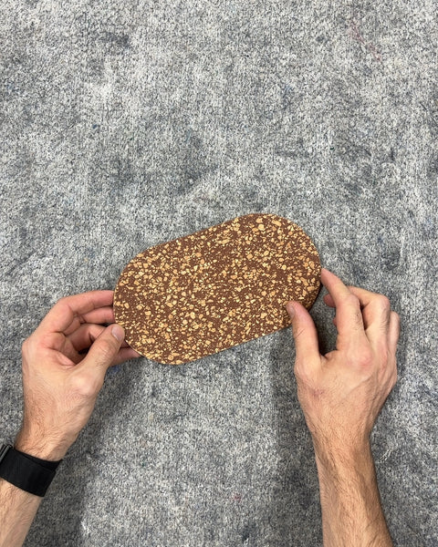 Oval Shakti Cork Mat