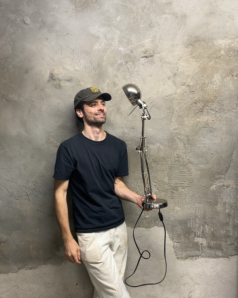 Silver Adjustable Desk Lamp