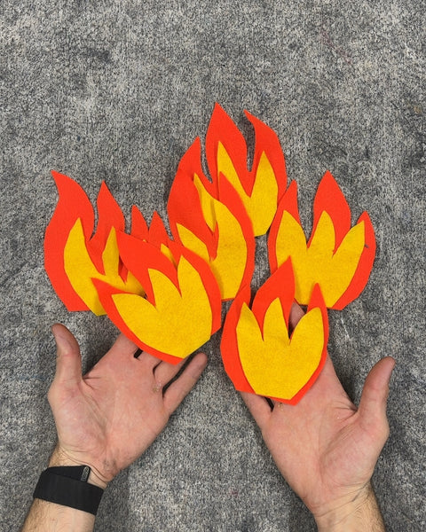 Felt Fire Cutouts