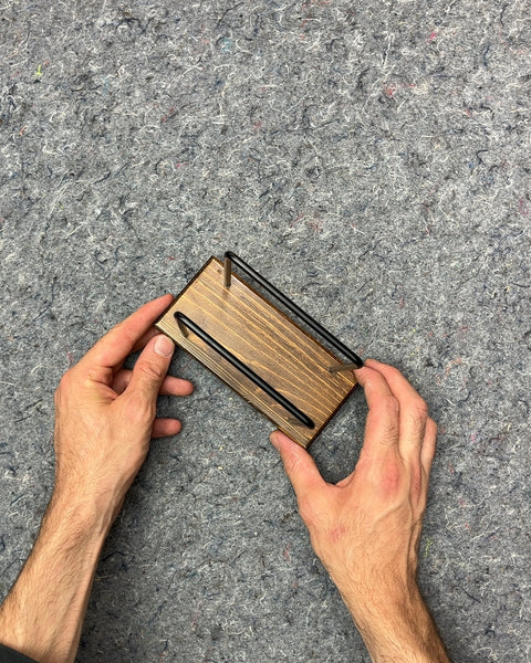 Wood and Metal Napkin Holder