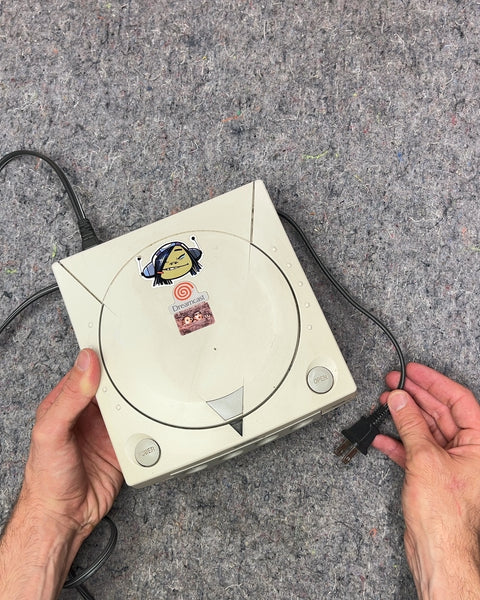 Sega Dreamcast Console with Marvel vs. Capcom 2 Game, No Controller