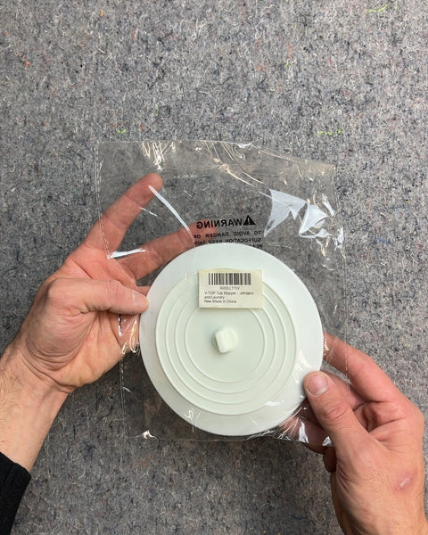 White Silicone Drain Stopper