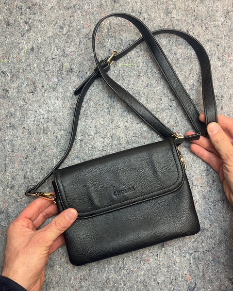 Choliss Black Crossbody Bag
