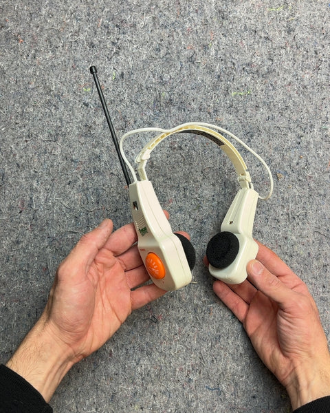 Vintage Tropicana Life Leisure Radio Headphones, Work!