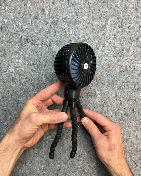 3-Speed Rechargeable Portable Fan with Tripod