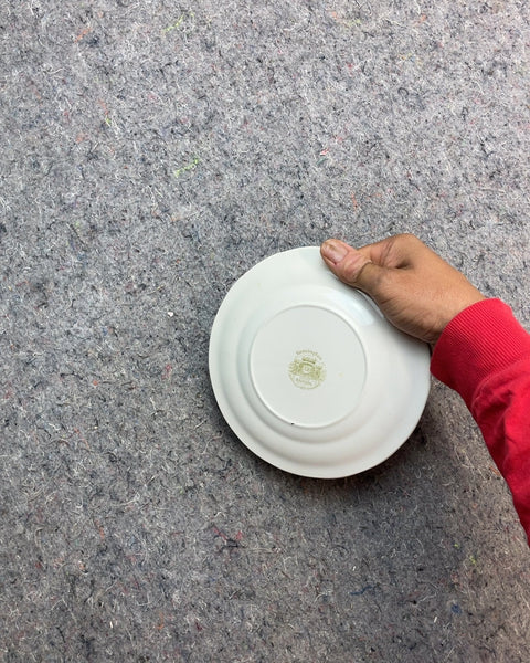 Vintage Floral Dinner Plate