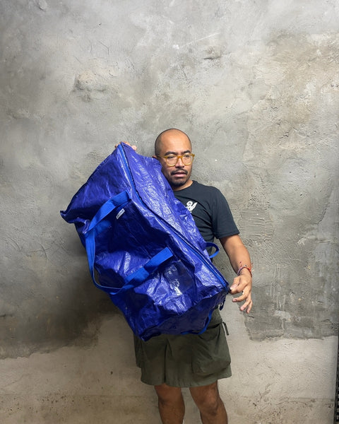 Largeass Blue Reusable Shopping Bag
