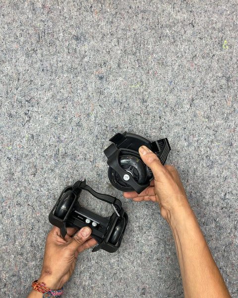 Black Roller Skates to Sneakers