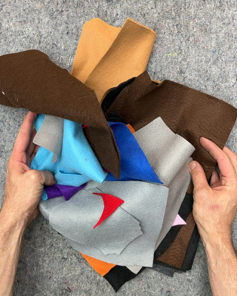 Assorted Felt Fabric Scraps