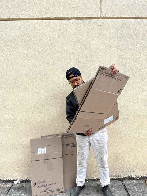 5 Small Moving Boxes, 16x16x12"