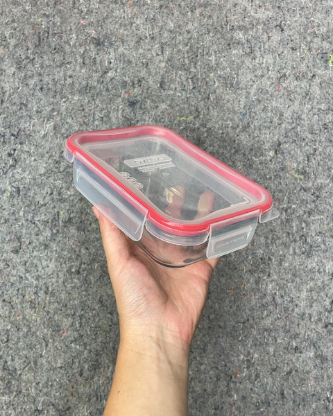 Pyrex Glass Food Storage Container with Red Lid