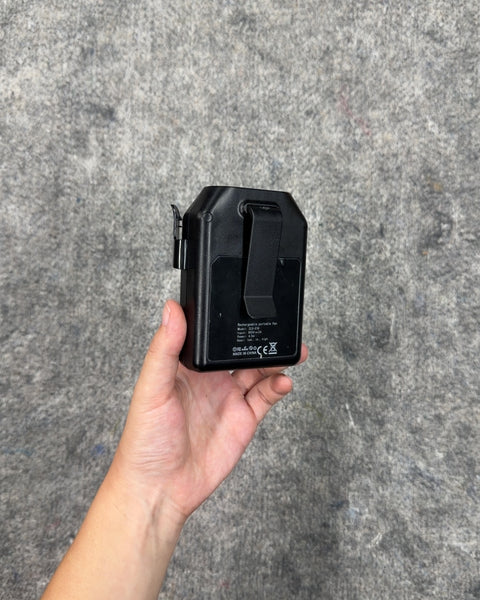 Portable Belt Clip-On Fan, Three Speed, Charges with USB-C Cord (Not Included)