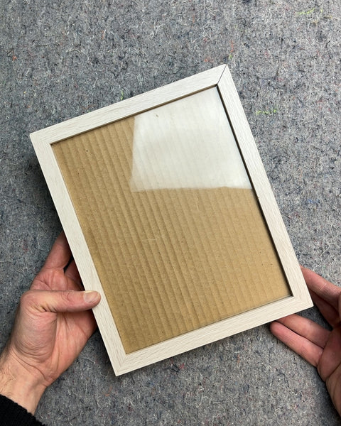 White Wood Picture Frame, 9x12"