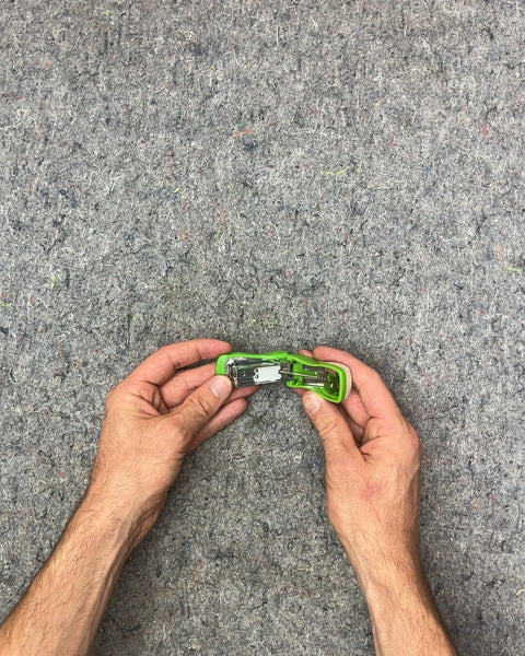 Green Mini Stapler That Will Fit In Your Pocket!