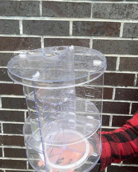 Rotating Clear Plastic Spice Organizer