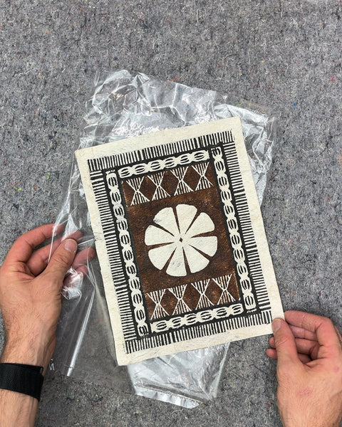 Decorative Paper Art Print, 9x11"