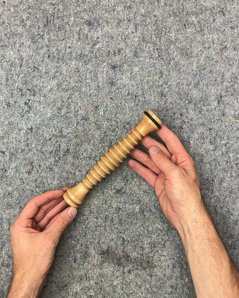 Wooden Ribbed Massager