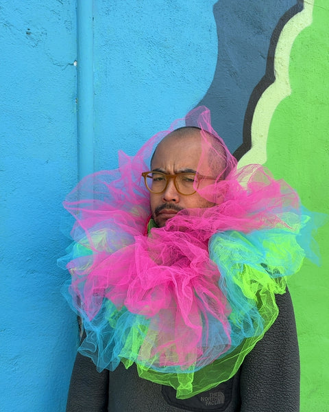 Neon Ruffled Tutu Skirt