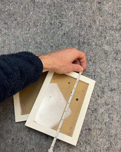 Two White Picture Frames, 6x8"