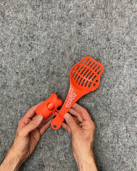 Zoetis Orange Pet Waste Scooper and Bag Dispenser
