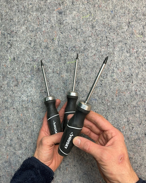 Husky Ratcheting Screwdrivers, Set of 3